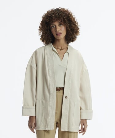  YARGICI Kemer Detaylı Non Denim Pardösü