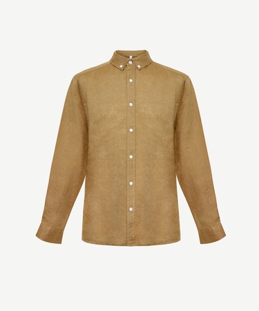  YARGICI Regular Fit Keten Gömlek