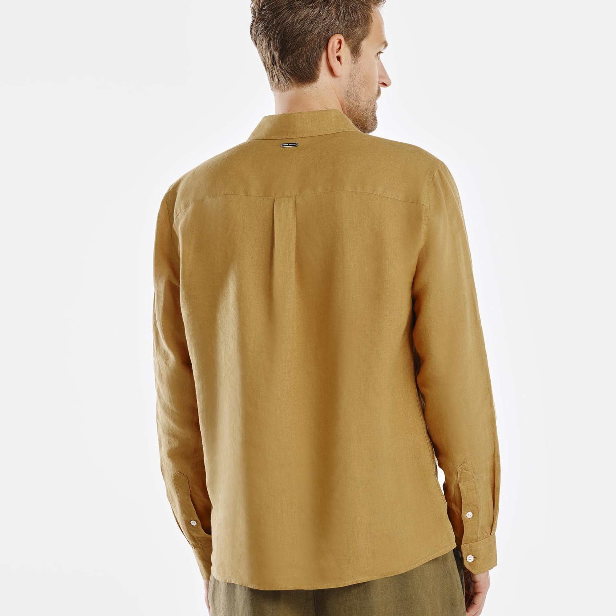 YARGICI Regular Fit Keten Gömlek