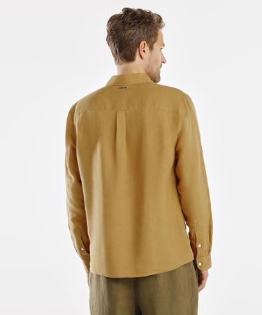 YARGICI Regular Fit Keten Gömlek