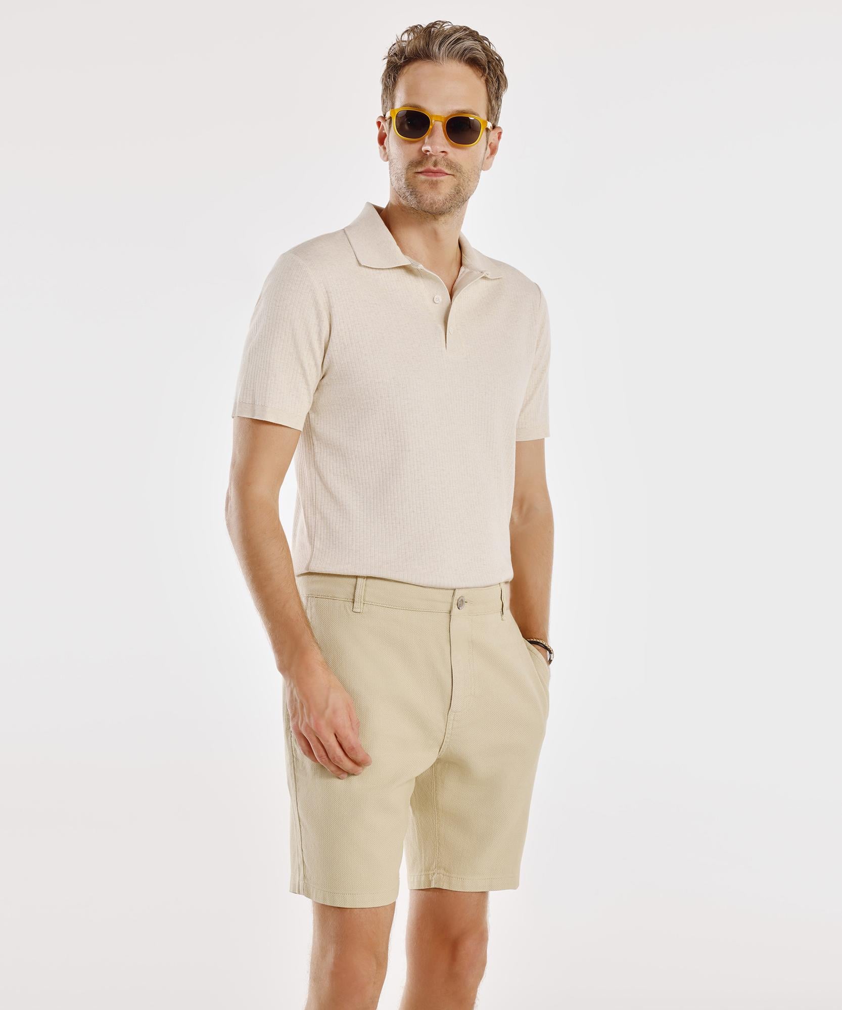  YARGICI Klasik Kesim Bermuda Şort