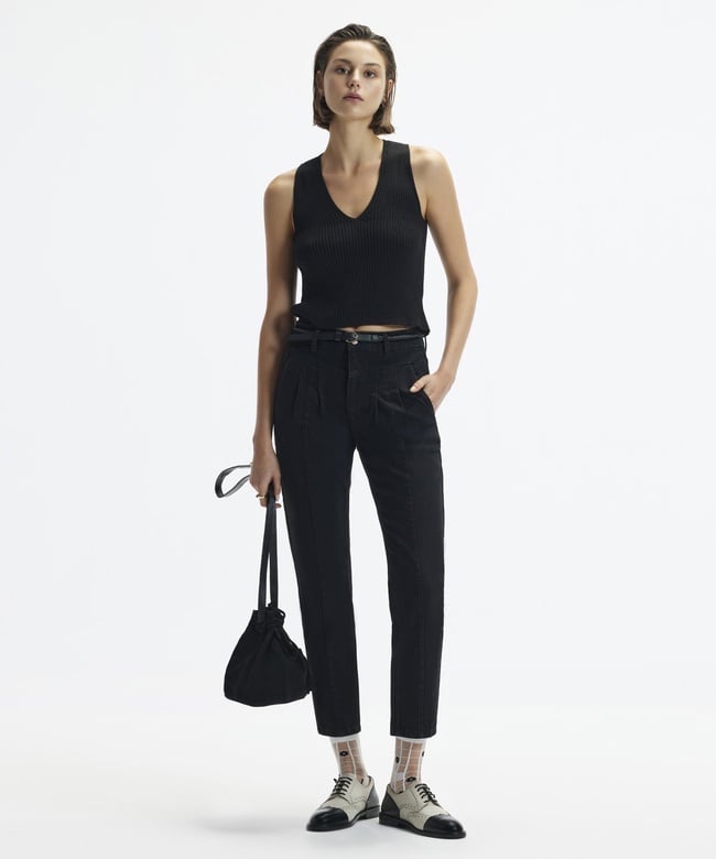  YARGICI Kolsuz V Yakalı Triko