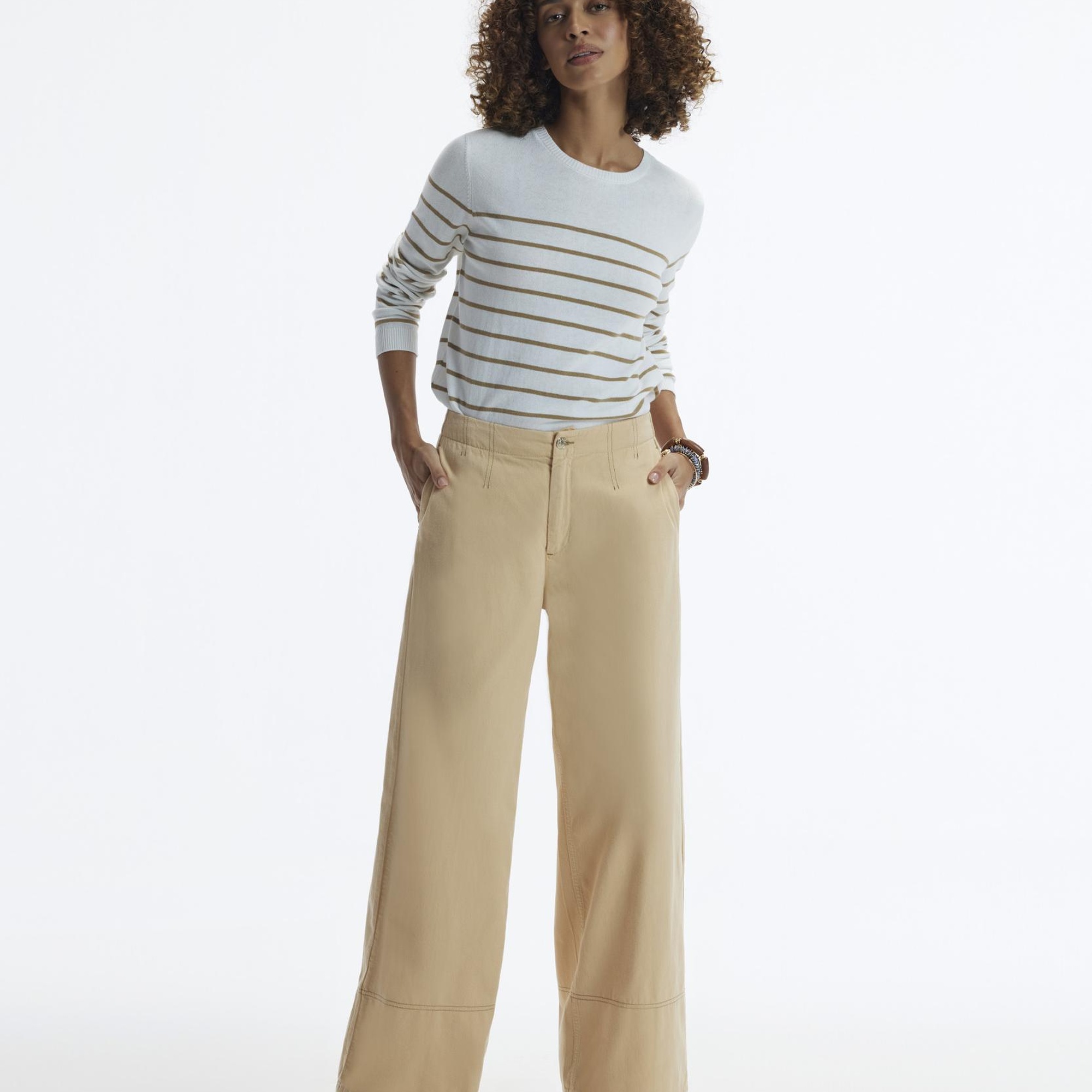 YARGICI Geniş Paça Yüksek Belli Pantolon