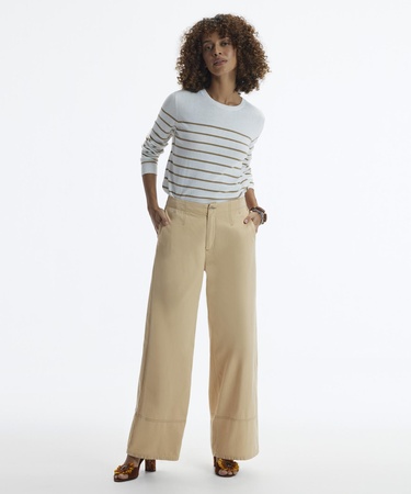  YARGICI Geniş Paça Yüksek Belli Pantolon