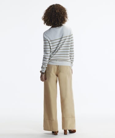  YARGICI Geniş Paça Yüksek Belli Pantolon