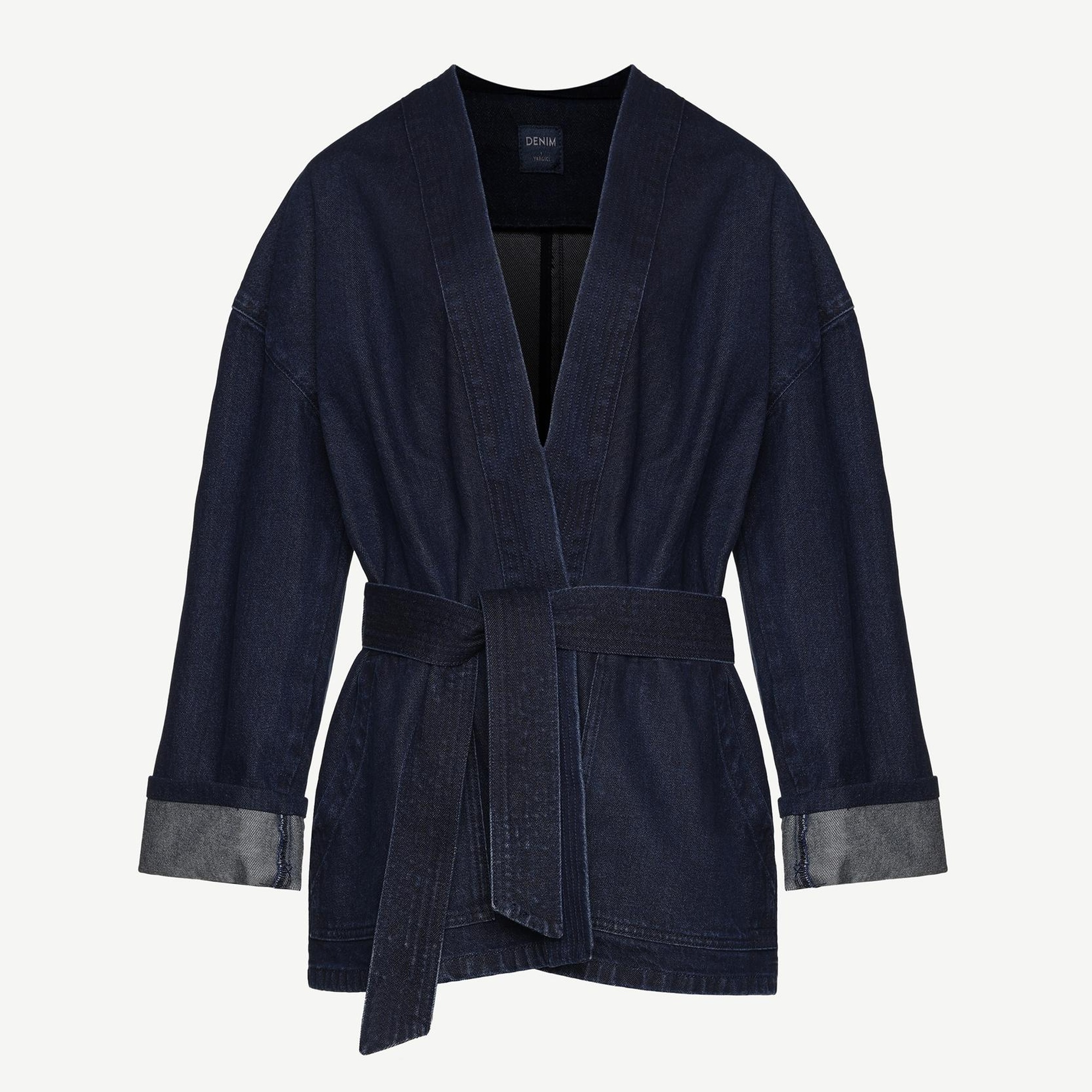 YARGICI Kemer Detaylı Non Denim Pardösü