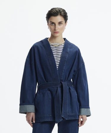  YARGICI Kemer Detaylı Non Denim Pardösü