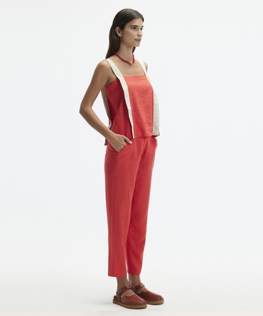  YARGICI Havuç Kesim Düğmeli Pantolon