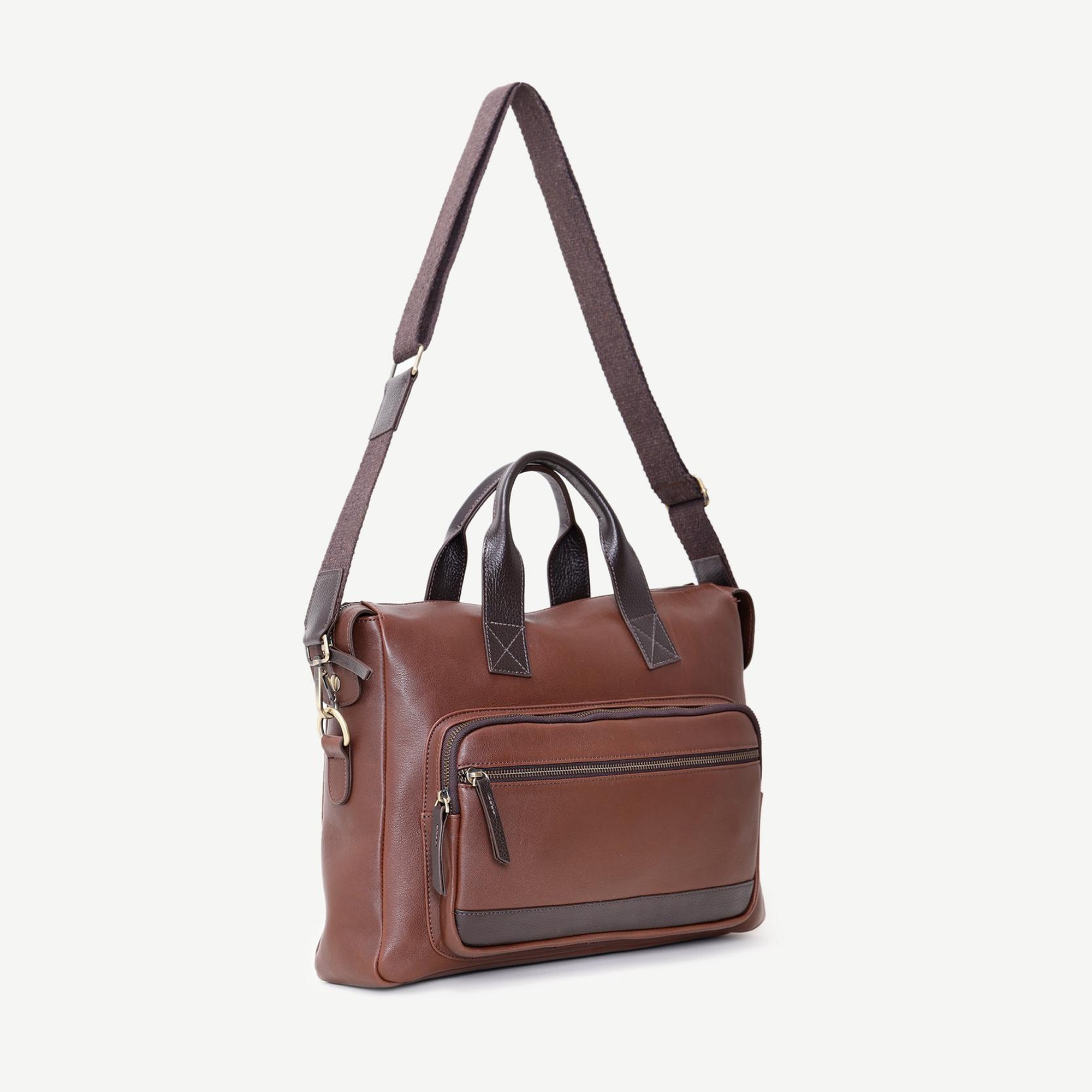 YARGICI Deri Detaylı Laptop Çantası