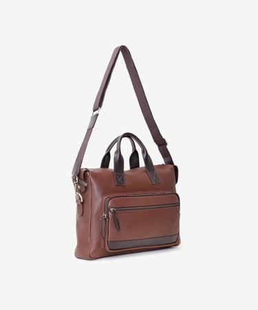  YARGICI Deri Detaylı Laptop Çantası