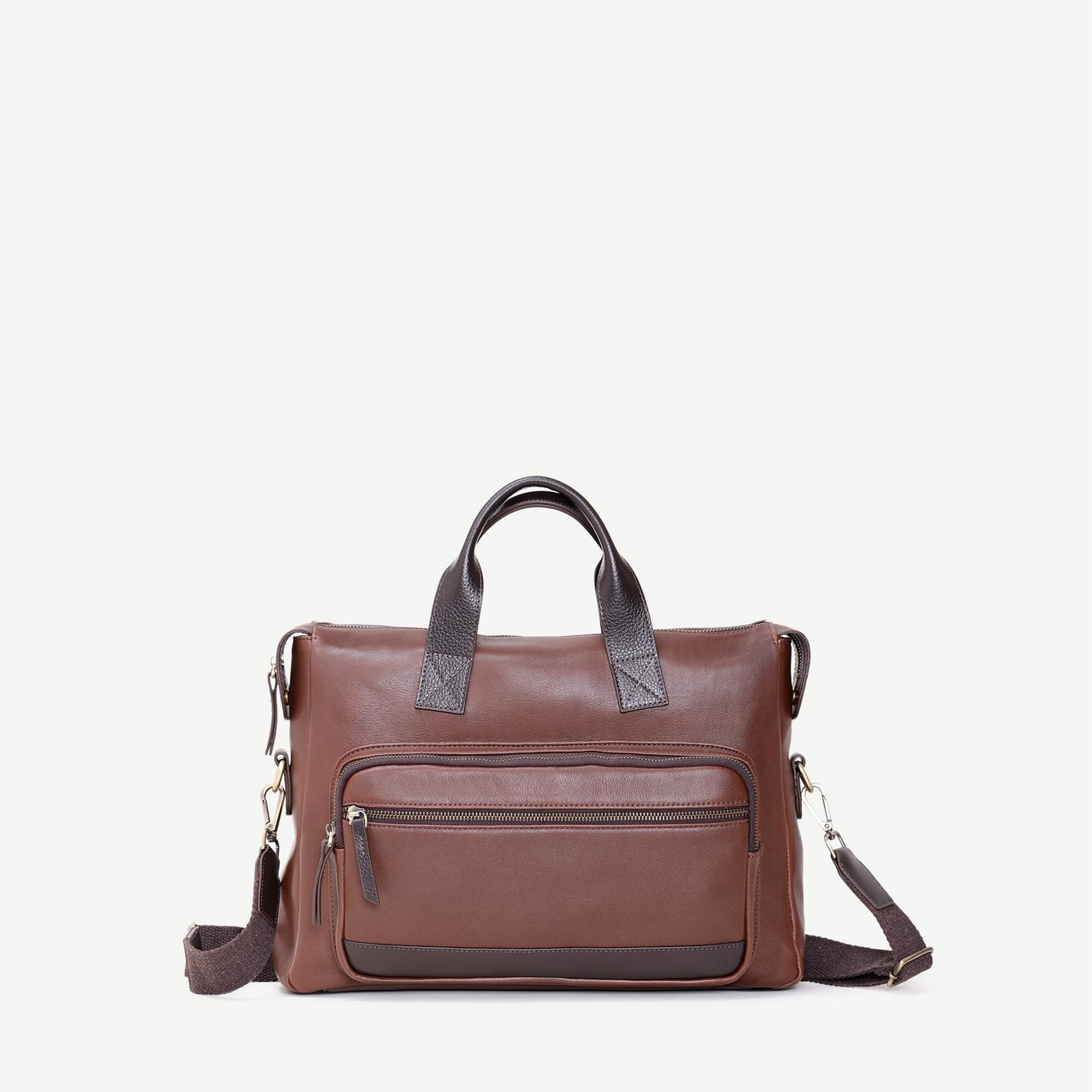 YARGICI Deri Detaylı Laptop Çantası