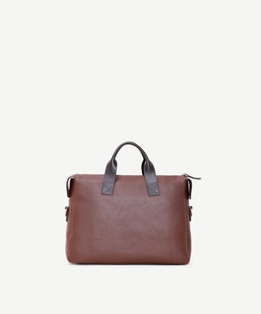  YARGICI Deri Detaylı Laptop Çantası