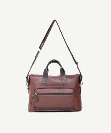  YARGICI Deri Detaylı Laptop Çantası