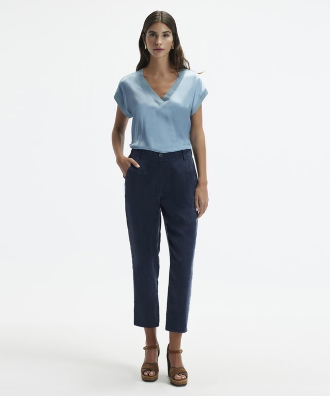  YARGICI Dar Paça Cropped Pantolon