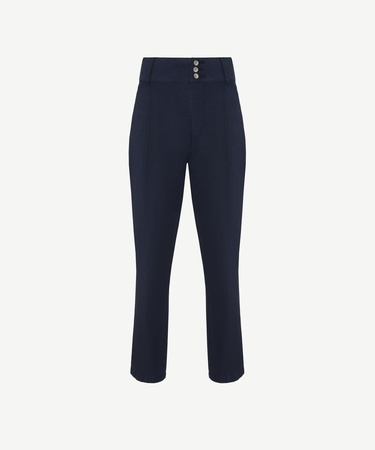  YARGICI Düz Kesim Kalın Kemerli Pensli Pantolon