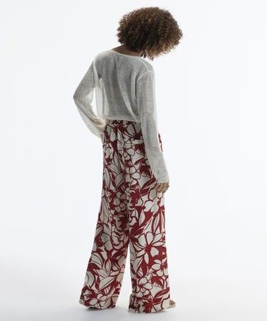  YARGICI Kordon Detaylı Bol Kesim Beli Lastikli Pantolon