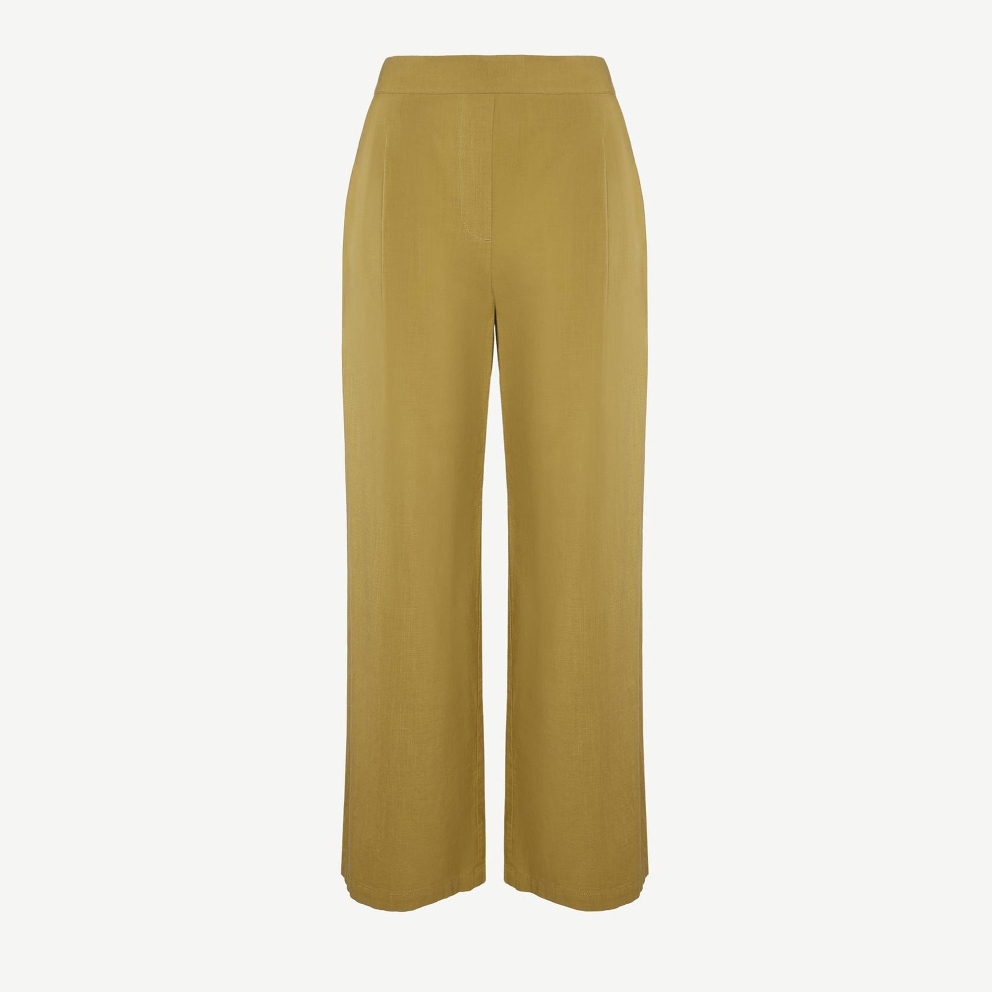 YARGICI Düz Kalıp Cepli Yandan Fermuarlı Pantolon