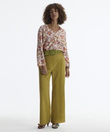  YARGICI Düz Kalıp Cepli Yandan Fermuarlı Pantolon