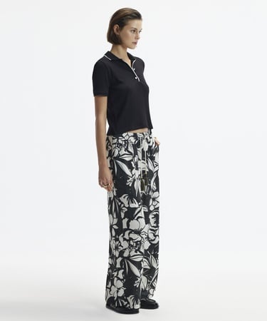  YARGICI Kordon Detaylı Bol Kesim Beli Lastikli Pantolon