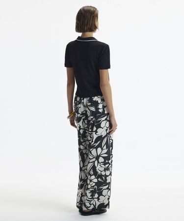  YARGICI Kordon Detaylı Bol Kesim Beli Lastikli Pantolon