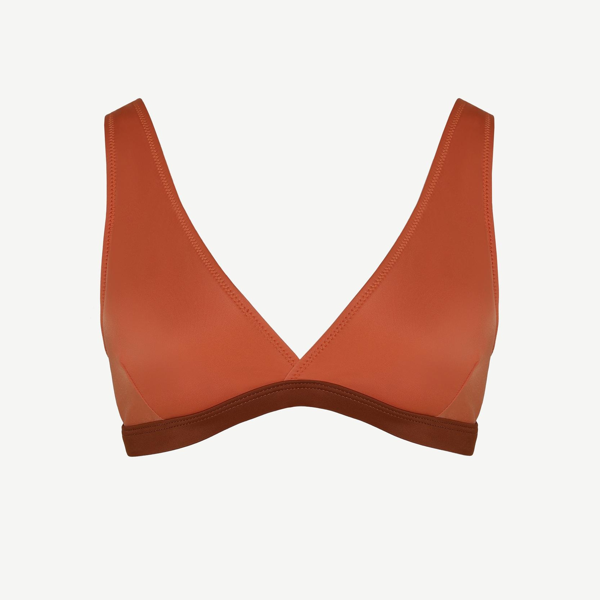 YARGICI Kontrast Detaylı Geniş Üçgen Bikini Üstü