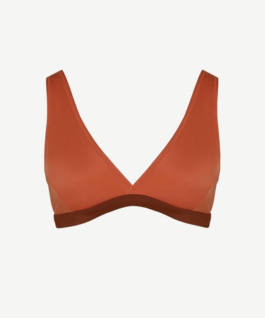  YARGICI Kontrast Detaylı Geniş Üçgen Bikini Üstü