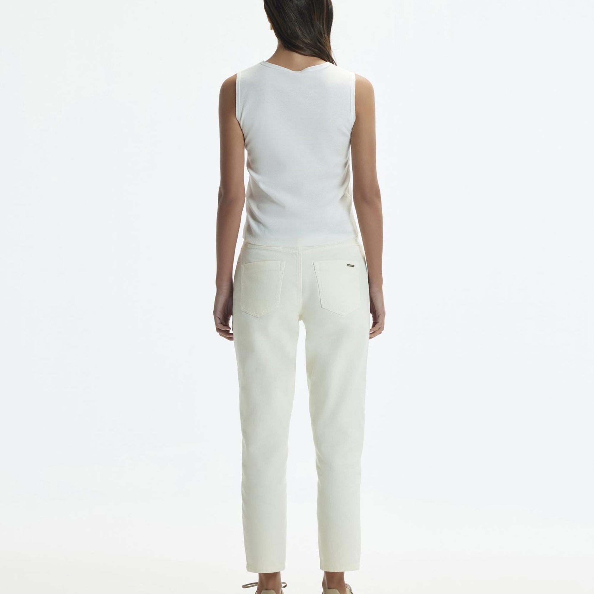 YARGICI Düz Paça Denim Pantolon