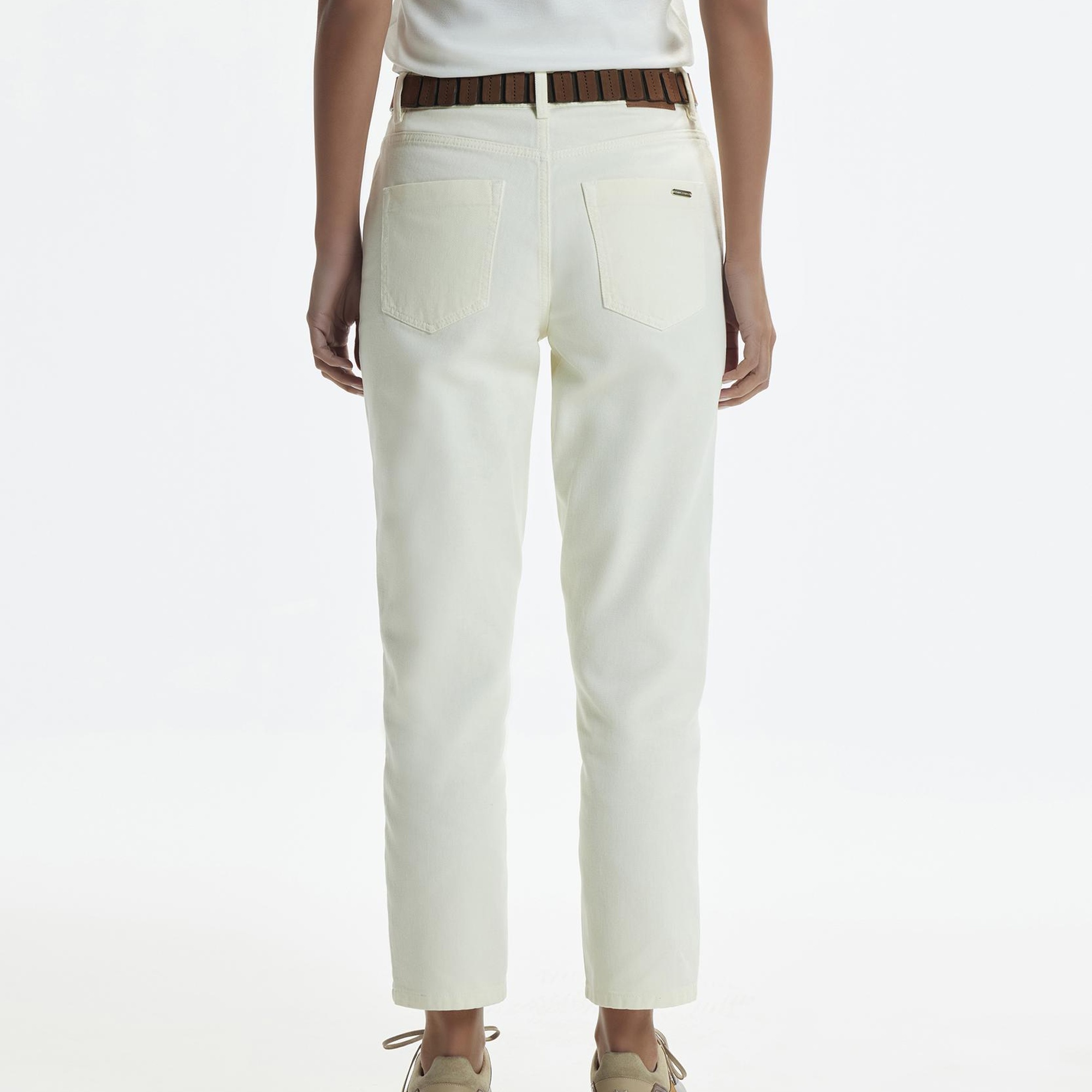 YARGICI Düz Paça Denim Pantolon