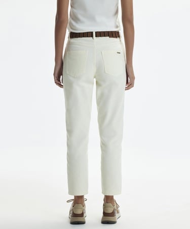  YARGICI Düz Paça Denim Pantolon