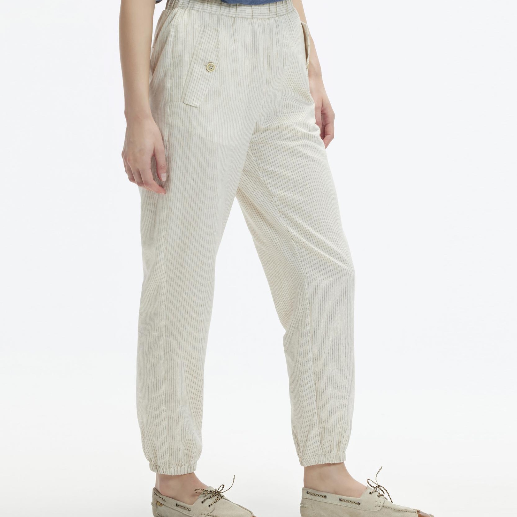 YARGICI Beli Ve Paçası Lastikli Pantolon