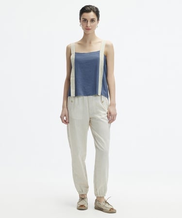  YARGICI Beli Ve Paçası Lastikli Pantolon