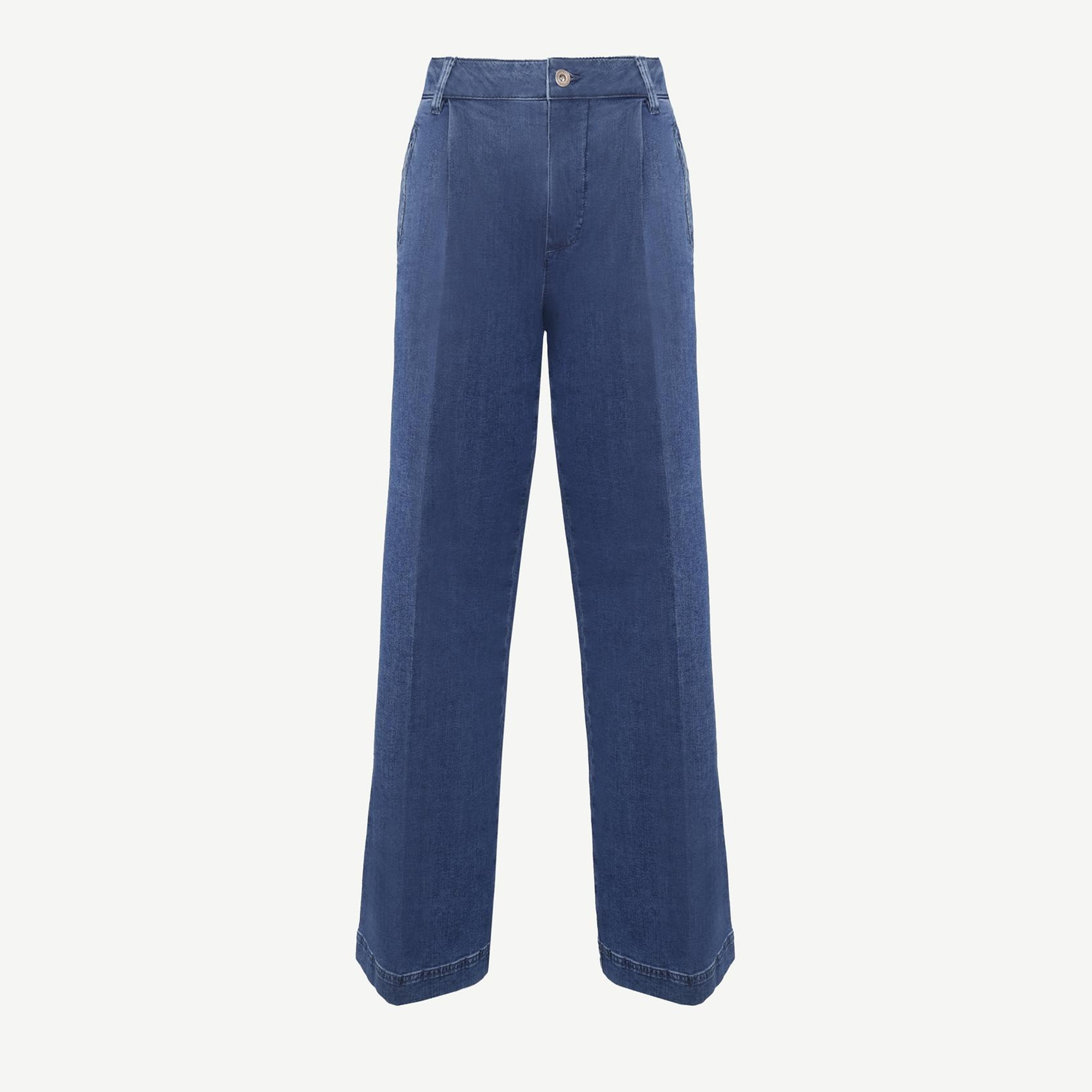 YARGICI Geniş Paca Denim Pantolon