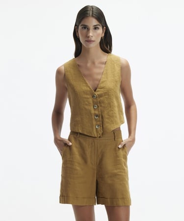  YARGICI Düz Kesim Uzun Bermuda