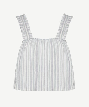  YARGICI Askılı Dökümlü Bluz