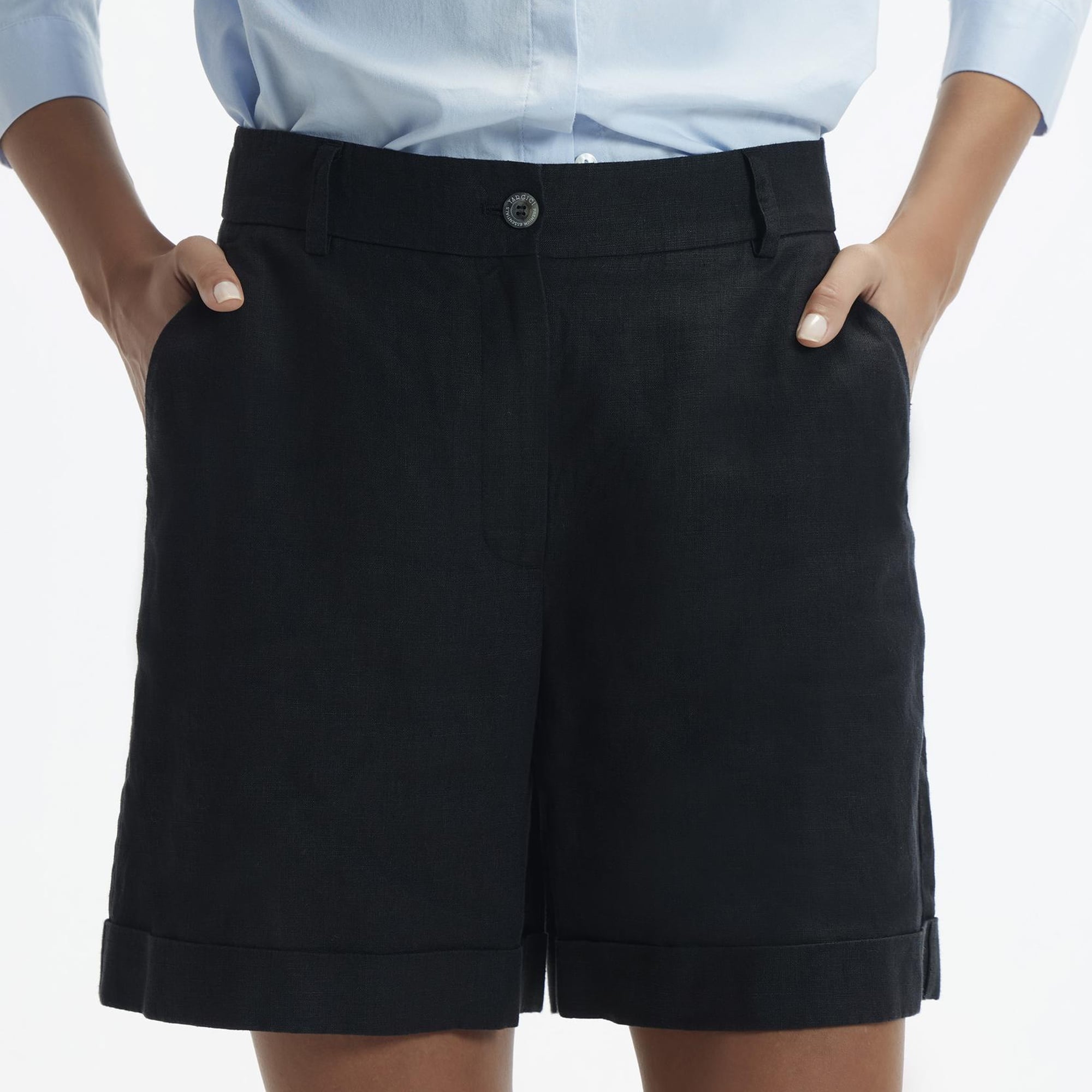 YARGICI Düz Kesim Uzun Bermuda