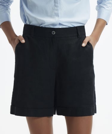  YARGICI Düz Kesim Uzun Bermuda