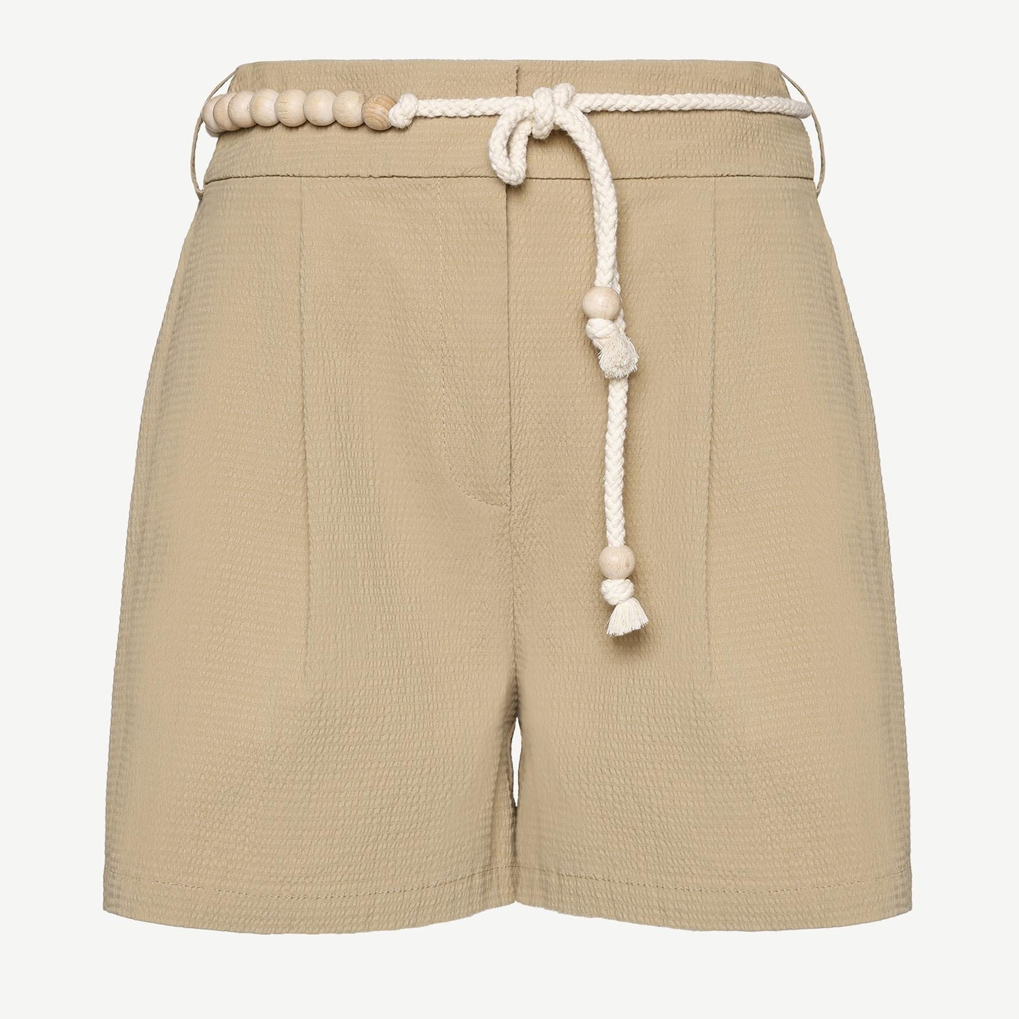 YARGICI Yan Cepli Kemerli Şort