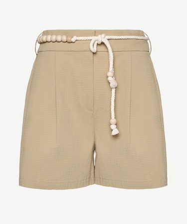  YARGICI Yan Cepli Kemerli Şort