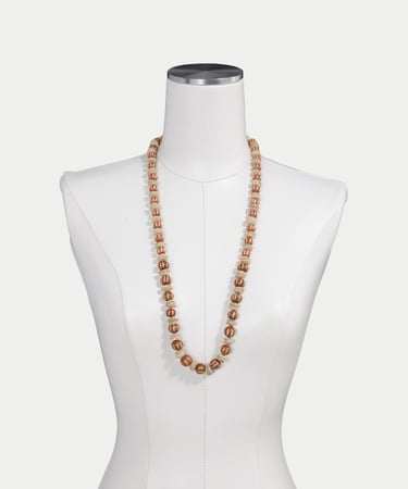  YARGICI Kemik Ve Kabuk Boncuklu Kolye