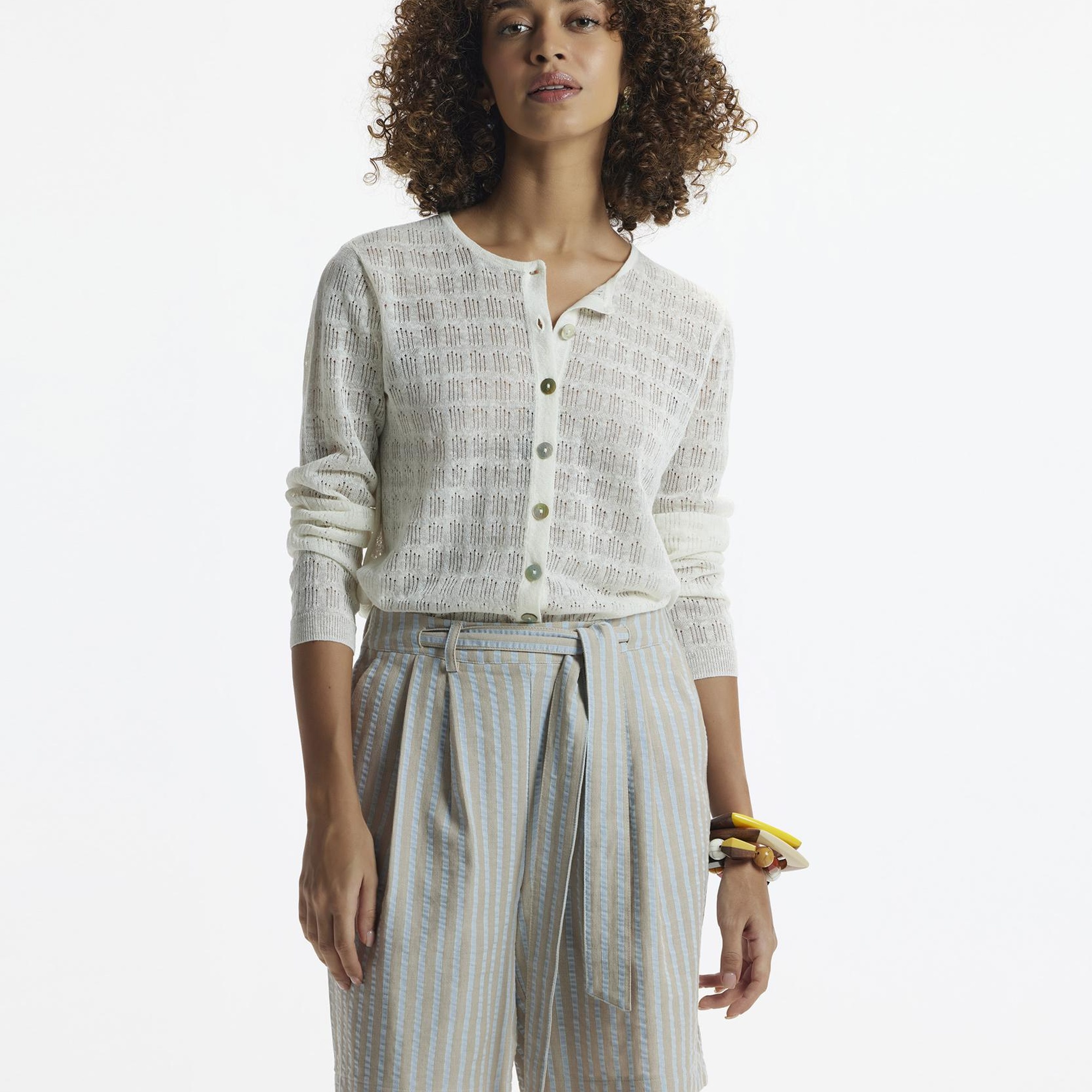 YARGICI Beli Lastikli Bağlamalı Şort