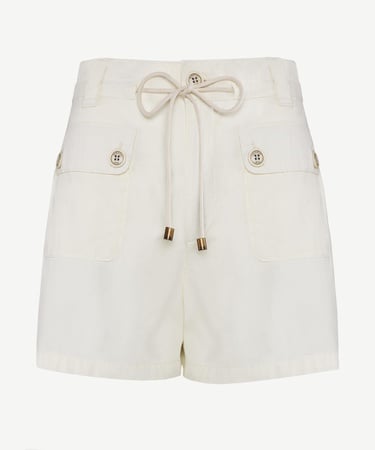  YARGICI Cep Detaylı Denim Bermuda