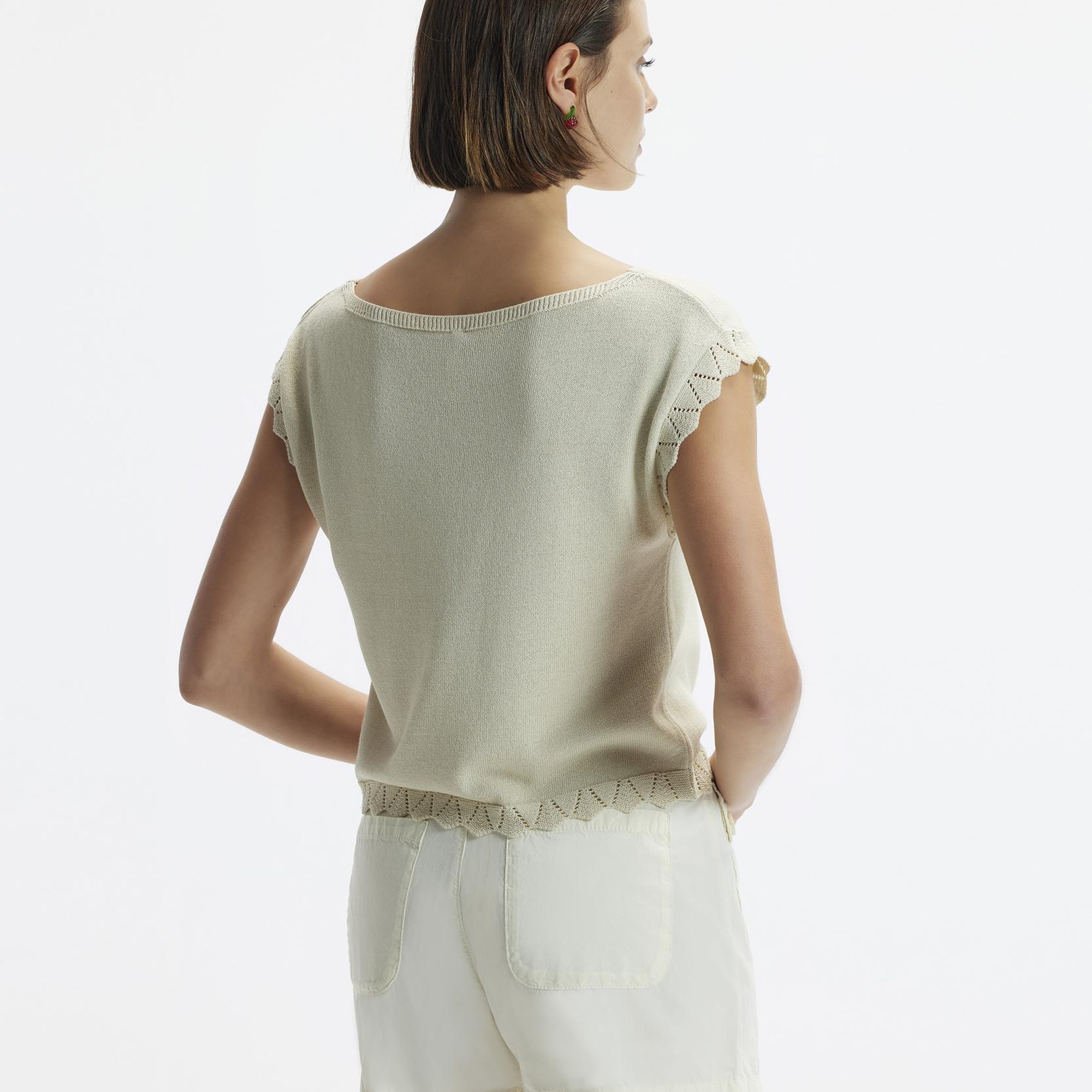 YARGICI Cep Detaylı Denim Bermuda