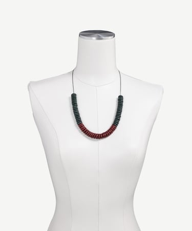  YARGICI Ahşap Boncuklu Kolye