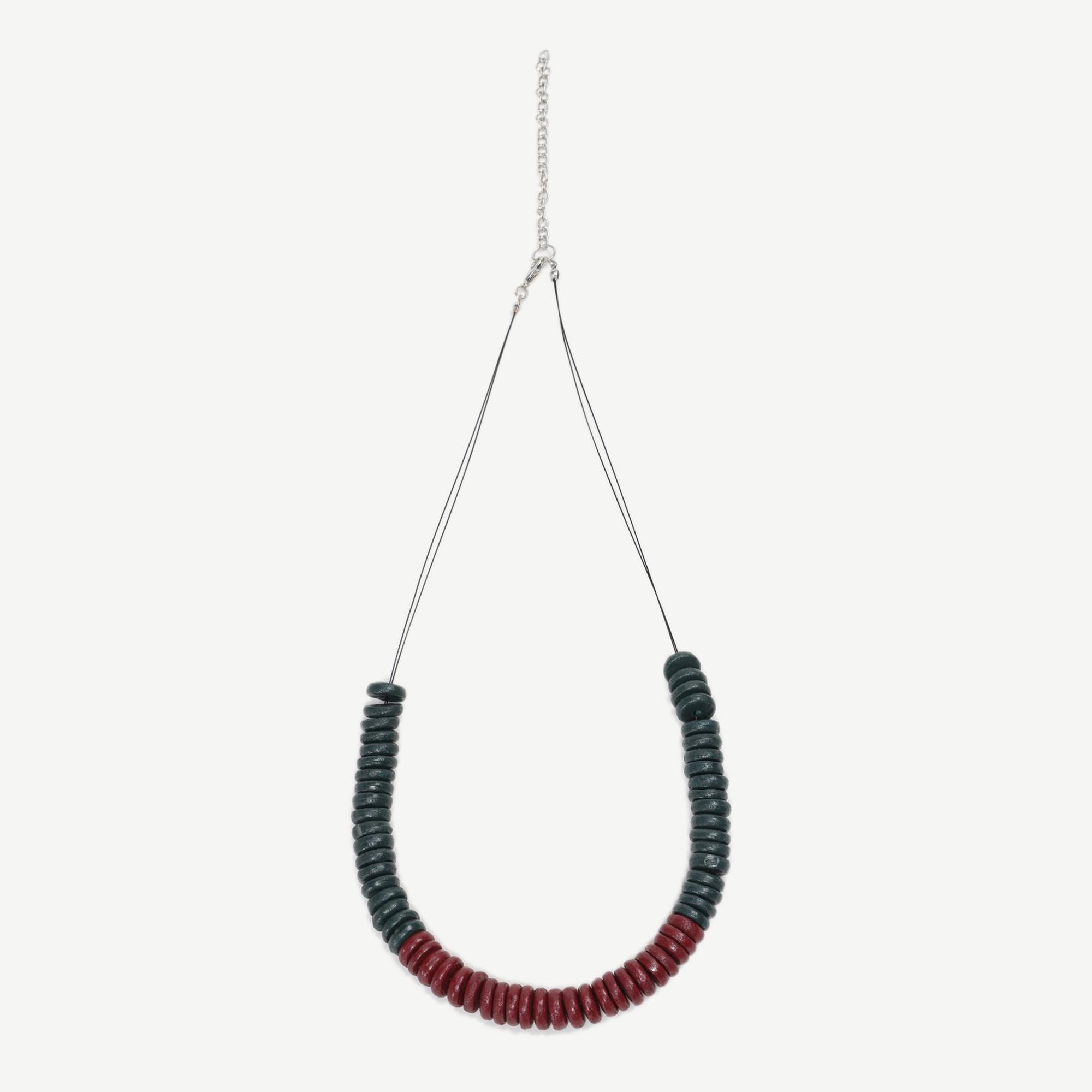 YARGICI Ahşap Boncuklu Kolye