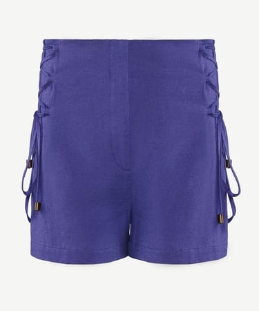  YARGICI Yanları Bağlamalı Kısa Şort