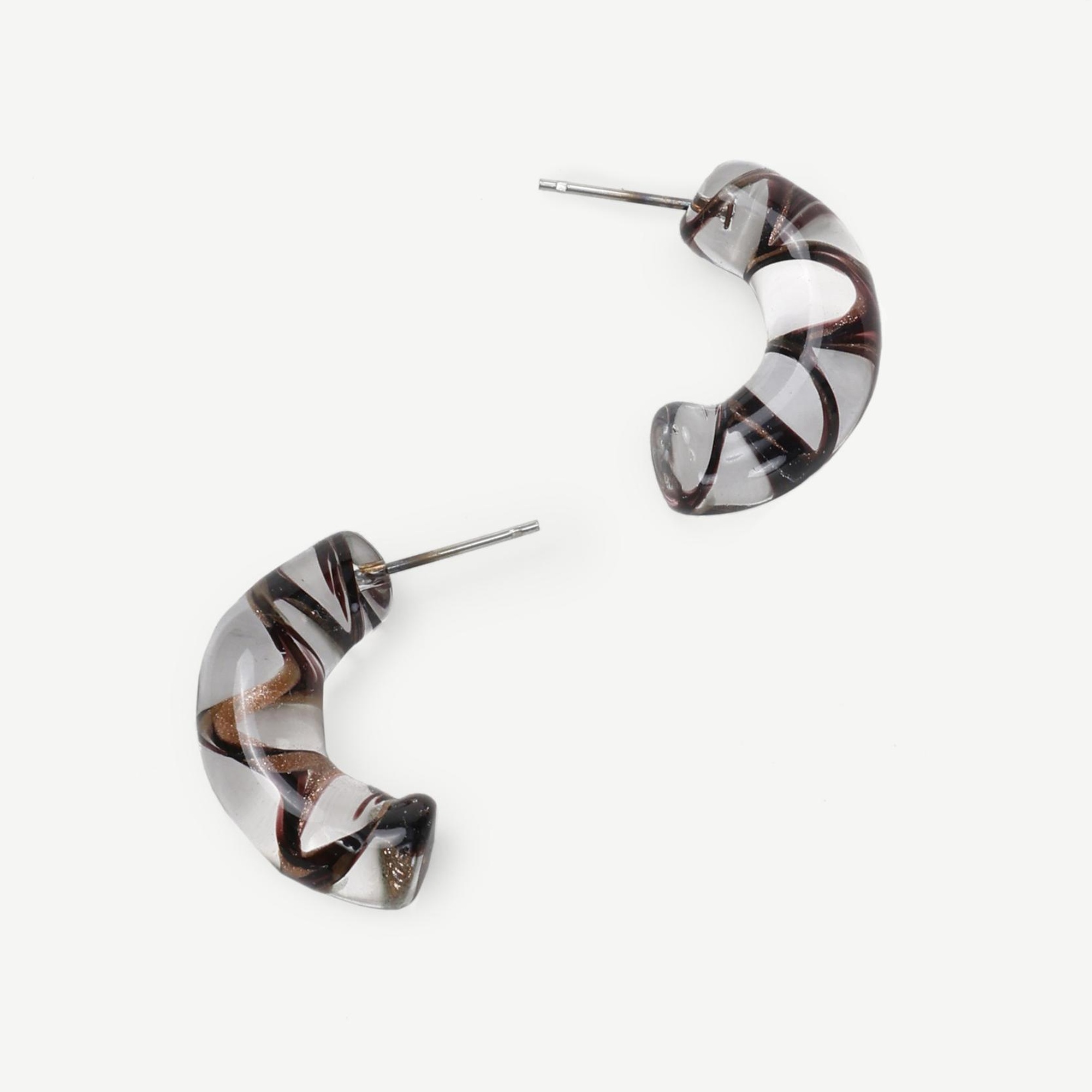 YARGICI Cam Halka Küpe