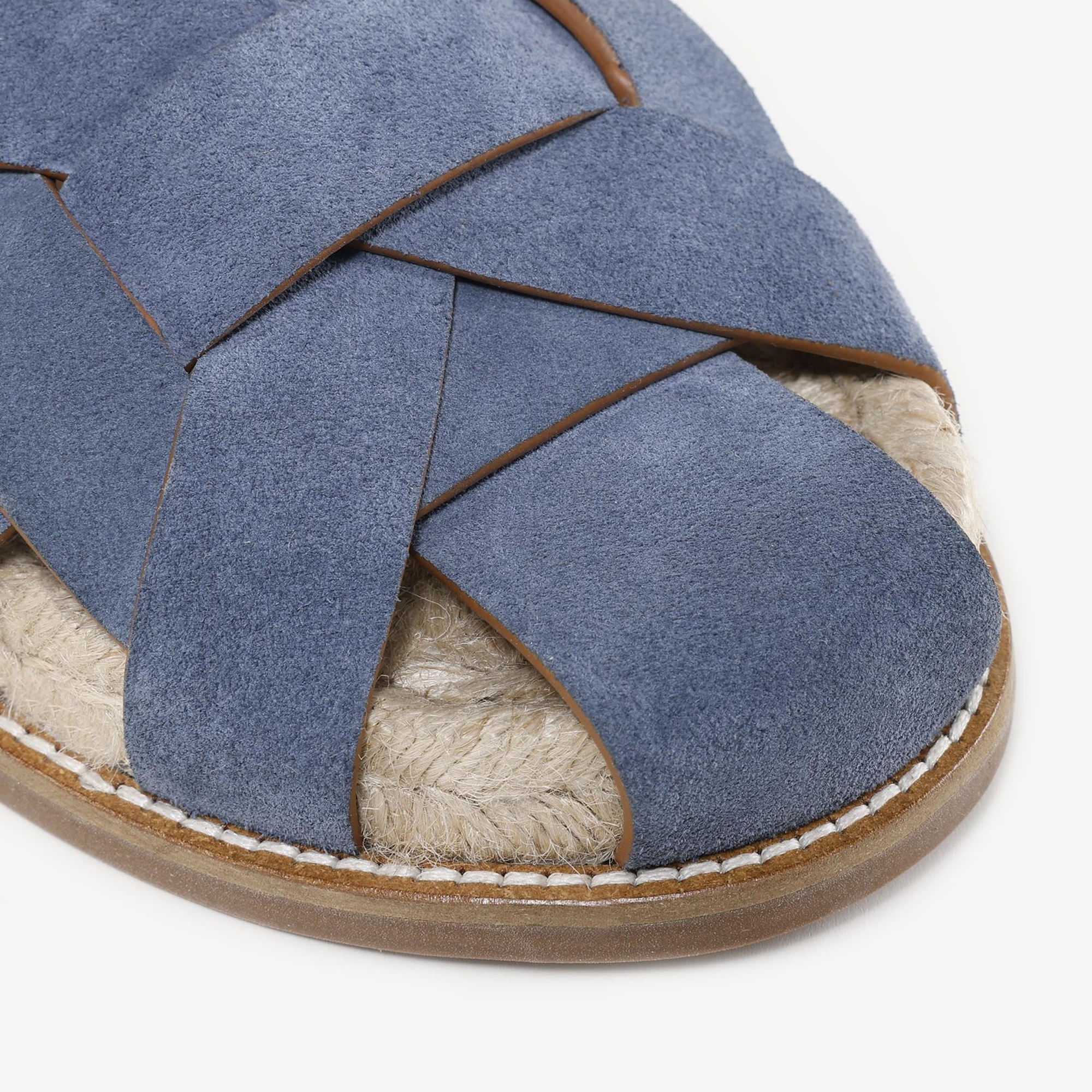 YARGICI Jüt Tabanlı Deri Sandalet