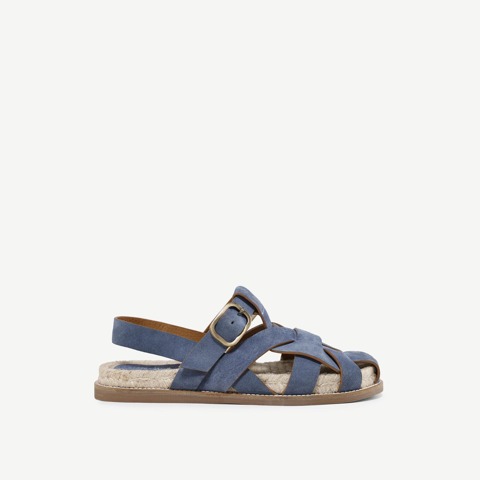 YARGICI Jüt Tabanlı Deri Sandalet