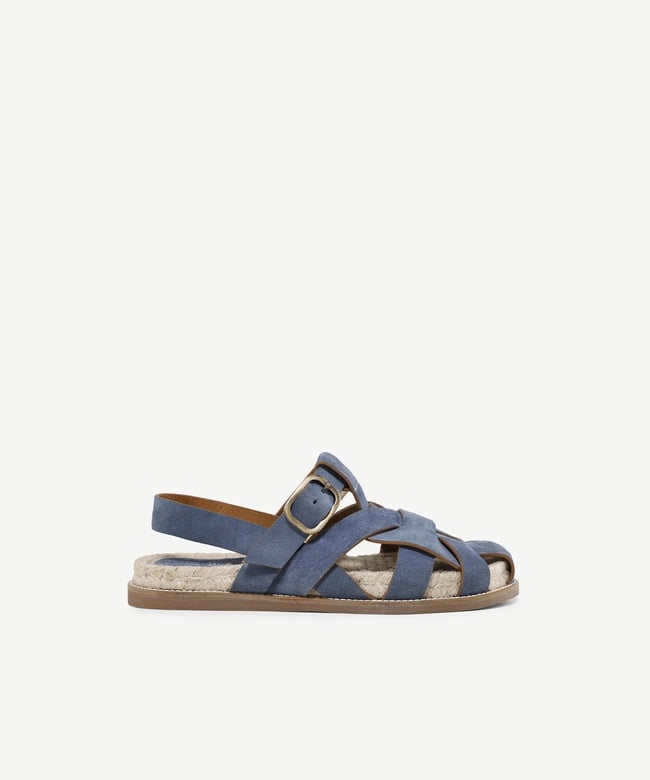  YARGICI Jüt Tabanlı Deri Sandalet