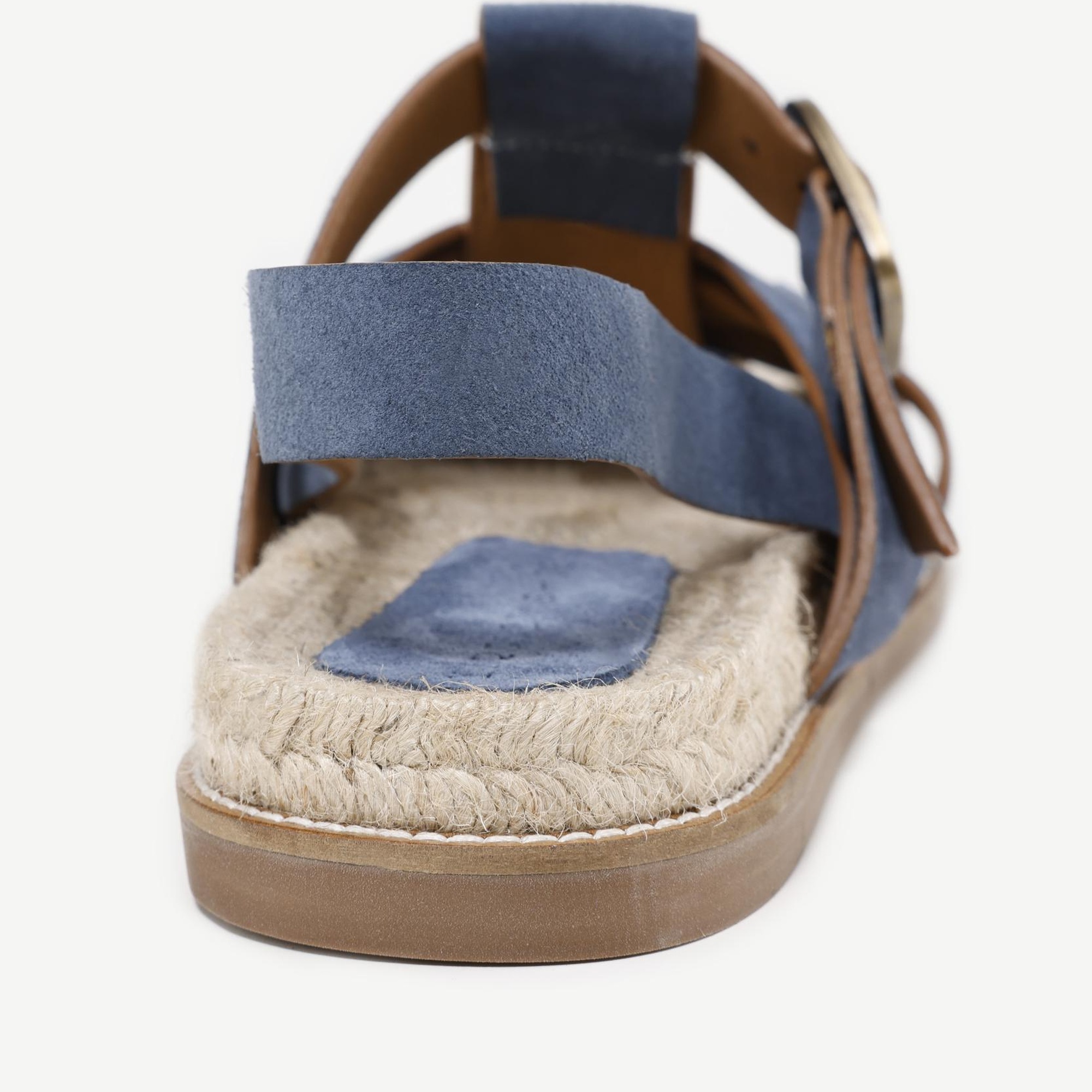 YARGICI Jüt Tabanlı Deri Sandalet